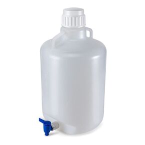 GLOBE SCIENTIFIC 7270020 Carboy, 5.28 gal. Labware Cap. English