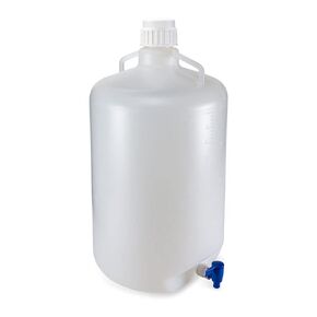 GLOBE SCIENTIFIC 7270050 Carboy, 13.2 gal. Labware Cap. English