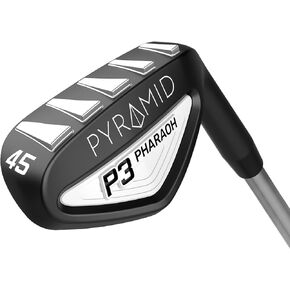 Pyramid P3 Pharaoh Wedge - Precision Golf Wedges with Anti-Chip Sole & Customizable Loft, Pitching Wedge Set for Right Hand, Pro-Level Spin for Intermediate & Senior Golfers