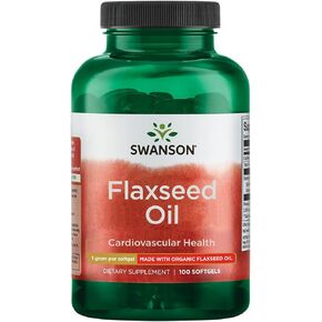 Swanson Flaxseed Oil (Omegatru) 1000 Milligrams 100 Sgels
