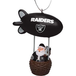 foco NFL Santa Blimp Hanging Tree Holiday Ornament