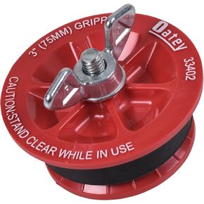 Oatey 33402 Mechanical Test Plug, 3 in, 5 Psi Back, Plastic, 110 Deg F, 3 Inch, Red