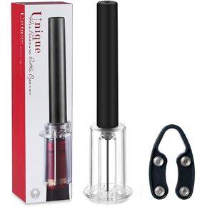 Simple Wine Opener with Foil Cutter, Air Pressure Pump Wine Bottle Opener, Easy Cork Remover Corkscrew, Gifts to Wine Lovers