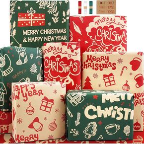 Girl Christmas Wrapping Paper Xmas Gift Wrap Paper for Little Girls Fairy Kids Girly Xmas Wrapping Paper Holiday Wrapping Paper Set Christmas Wrap Christmas Paper Papel de Regalo Navidad Gift Wrapper Paper with Pink Winter Snowmen Snowflak Candy Canes Tre