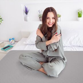 Waterproof Blanket for Bed Intimacy, Washable Mattress Protector Extra Large 59 x 35 Inch Stainproof Bed Pad Reusable Furniture Mat for Intimacy Incontinence Love Couples Kids Adults Pets
