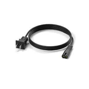 VHBW for Roomba Power Cord Replacement for iRobot Home Base Charging Dock 900 800 700 600 Series & i Series - i3 i4 i6 i7 i8 985 980 960 895 890 880 870 761 695 690 680 675 and More Devices 2 Prong