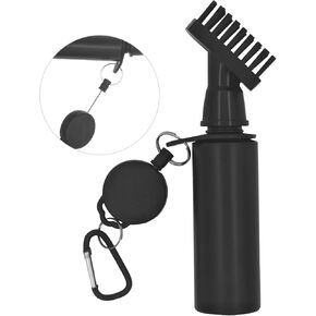 XYSM 1PC Golf Club Cleaner，Golf accessories gifts for men，Fixed clamp with extendable device，Wide cleaning range, leak proof water pipe, black
