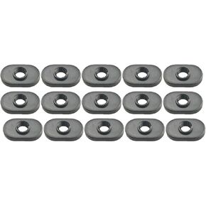 15PCS 1/4 Inch-20 Thread Center Slide Economy Nuts Black Carbon Steel T Nuts T Nut Fitting Hardware Nut for 10 Series Aluminum Extrusion Profile Guide
