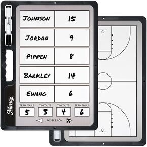 Murray Sporting Goods Premium Basketball Timeout Coaches Clipboard | Double Sided Premium Basketball Coaches Clipboard
