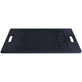 Plasticade Heavy Duty Recycled Rubber Aircraft & Boating Ballast Weight (25 lbs.) to Center Cargo Hold, Durable Against Weather, Low Profile, Stackable, 14" W x 30" L x 1.8" H, Made in the USA