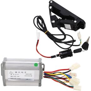 48V 1000w Brushed Motor Controller, with Foot Throttle Pedal Electric Conversion Kit for Electric Scooters Tricycles