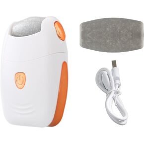 Portable Electronic Foot Callus Remover, 2 Gears USB Rechargeable, Grinder Electric Foot Files for Removes Hard and Dead Skin for Grinding Foot Stones Heels and Household Foot Rubbing Tools（Gold）