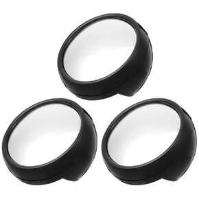 3 Pcs Computer Mirror Minipc Clip on Mirror Security Monitor Mirror Convex Mirror Cabinet Rearview Monitors Blind Spot Mirror Mini-pc Work Anti- Mirror Acrylic Lens Optional