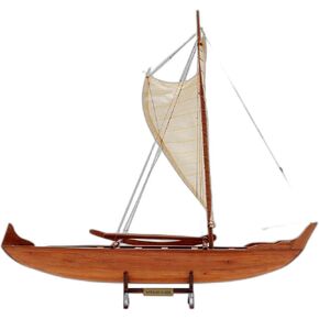 HomeRoots 10" X 25.25" X 24" Hawaiian Canoe