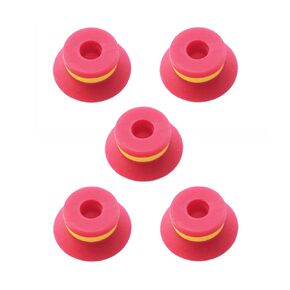 5 pcs Industrial Flat Vacuum Suction Cup F Series Single-Layer Silicone Robotic Arm Accessory with Ribs (F20)
