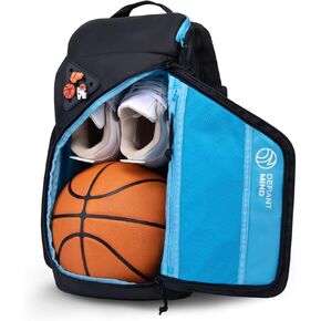 Premium Basketball Backpack, Large & Durable, Water Resistant 8 Pocket Design, Multi-Use Sports Bag. Compartments for Shoes, Balls, Water Bottles, Clothes, Schoolwork, Valuables & More