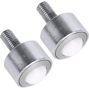 BQLZR M8 Roller Ball Transfer Bearing Threaded Stem Caster Bearing 99LBS Pack of 2