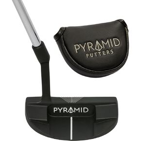 Pyramid Golf Putter for Improved Accuracy & Consistency – Gear Effect Grooves, High MOI, Precision Milled Face, Soft Feel Grip, Forgiveness on Mishits, Free Head Cover, Ideal for Inconsistent Stroke