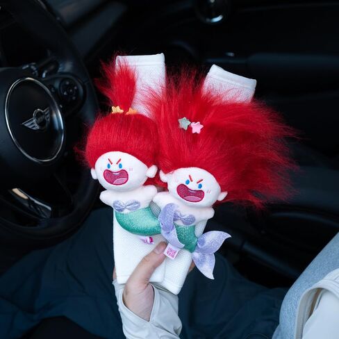 INEBIZ Cute Angry Mermaid Car Vent Decor Clip Automotive Interior Aesthetic Decorations Accessorries for Women in Saudi Arabia
