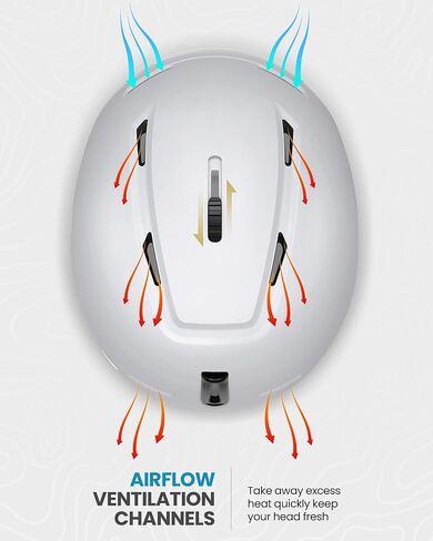خوذة التزلج OutdoorMaster Diamond II MIPS مع مجموعة نظارات التزلج الاحترافية - خوذة التزلج على الجليد ونظارات الثلج القابلة للتعديل - خوذة رياضية للثلج للرجال والنساء والشباب in Kuwait