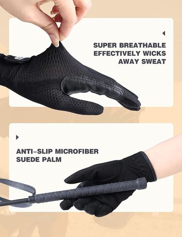 Harrison Howard Kids Horse Riding Gloves Comfortable Grip for Boys and Girls Horseback Riding Running or Cycling Lightweight Equestrian Gloves in Saudi Arabia