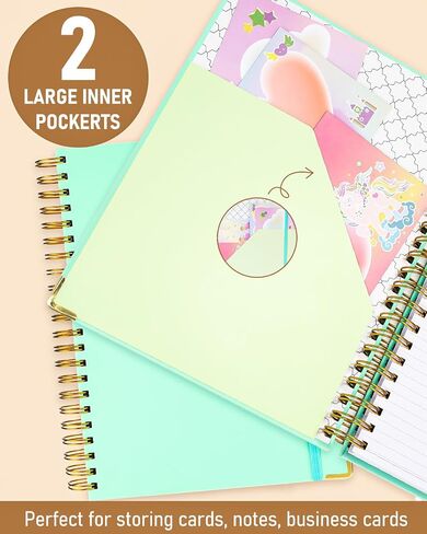 Nicpro Spiral Notebook مقاس 8.5 بوصة × 11 بوصة، مقاس A4 دفتر ملاحظات بغلاف مقوى أسود كبير للنساء والرجال، 300 صفحة 100 جرام في المتر المربع، دفتر ملاحظات محكوم بالكلية لتدوين الملاحظات المدرسية ومجلة الأعمال والكتابة اليومية in Saudi Arabia