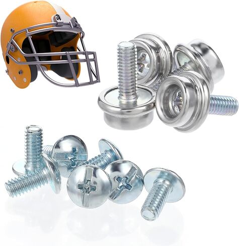 24Pcs Football Helmet Repair Kit, Stainless Steel Hockey Helmet Repair Kit Helmet Quick Release Buckle Kit Easy to Install Sports Helmet Accessories Helmet Hardware Kit for Youth in Saudi Arabia
