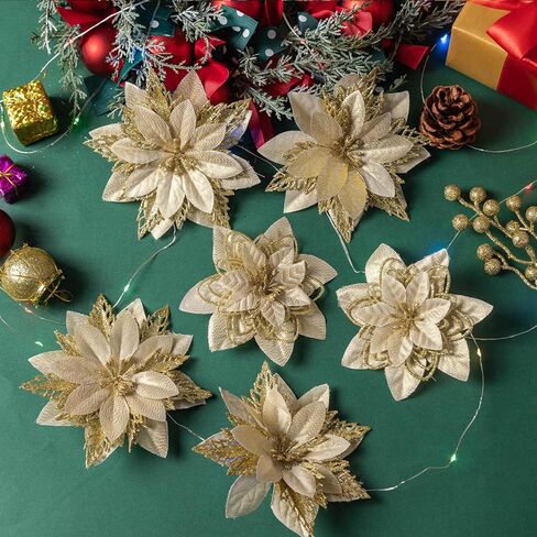 24 جهاز كمبيوتر شخصى 3 أنماط عيد الميلاد البونسيتة الزهور الحلي شجرة عيد الميلاد، 16 جهاز كمبيوتر شخصى زهور عيد الميلاد الاصطناعية و 8 حزمة يختار التوت الاصطناعي لعيد الميلاد عطلة ديكور الزفاف، الشمبانيا in Kuwait