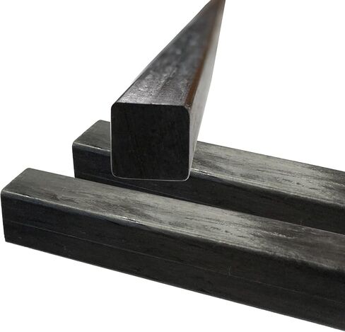 – Square Carbon Fiber Rod - 8mm x 1000mm – Pultruded Square Solid Rod - Black Matte Finish - Pure Solid Carbon Fibre Square Tube shafts - for RC Planes-Drones, Boat DIY Craft Projects in Saudi Arabia