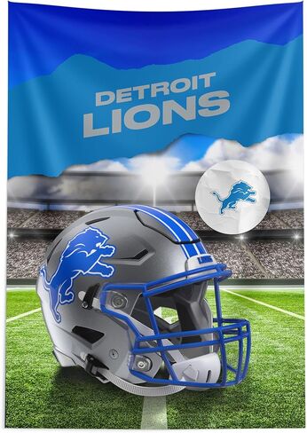 Northwest NFL Detroit Lions NFL Midfield Wall Hanging, 40 x 57 Inches in Saudi Arabia