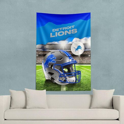 Northwest NFL Detroit Lions NFL Midfield Wall Hanging, 40 x 57 Inches in Saudi Arabia