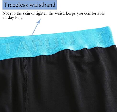 TAPUU Mens Underwear Ice Silk Seamless Boxer Briefs in Kuwait