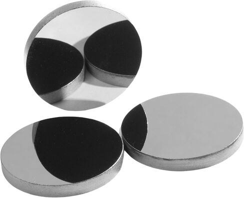 MCWlaser 25mm CO2 Laser Mirrors Mo Mirror Molybdenum 3PCS Laser Mirror kit CO2 Laser Lens for CO2 Laser Engraving Cutting Engraver/Cutter 40W to 200W in Saudi Arabia