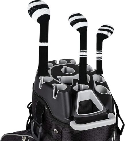 LeFeng 1 Piece Knitted Golf Club Covers for Woods and Hybrid – Durable, Scratch-Resistant Vintage Headcovers for Men and Women, Classic Golf Accessories in Kuwait
