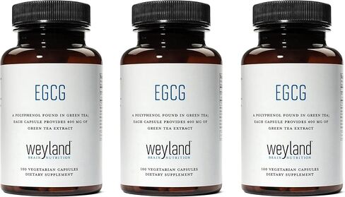 Weyland: EGCG من مستخلص الشاي الأخضر، 400 ملجم (100 كبسولة نباتية) in Kuwait