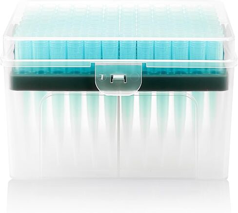 4E's USA 10ul Pipette Tip, 960 Universal Micropipette Tips, RNase/DNase Free, Pyrogen Safe, Sterile Transparent Pipettor Tip, 10 Racks in Saudi Arabia