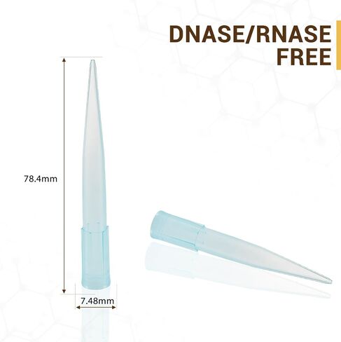 4E's USA 10ul Pipette Tip, 960 Universal Micropipette Tips, RNase/DNase Free, Pyrogen Safe, Sterile Transparent Pipettor Tip, 10 Racks in Saudi Arabia