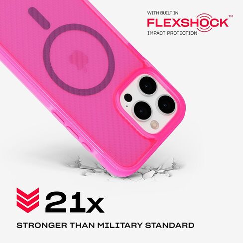 Tech21 EvoArmor for iPhone 16 Pro Max Compatible with MagSafe - Impact Protection Case 21x Military Standard Tested in Blue in Saudi Arabia