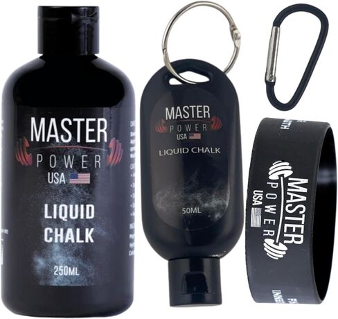 Mess-Free Gym Chalk for Weightlifting, Gymnastics, Rock Climbing, Dancing. Sweat-Resistant and Long Lasting for Stronger Grip - High Performance - Skin Friendly in Saudi Arabia