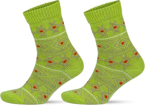 GoWith Vintage Alpaca Wool Socks for Women, Cozy Warm Alpaca-Merino Blend Christmas Socks, Soft Hiking Boot Socks, 2 Pairs in Kuwait