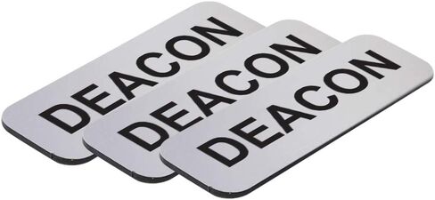 بطاقة اسم Deacon 1 × 3 بوصة، بيضاء (3 عبوات) in Saudi Arabia