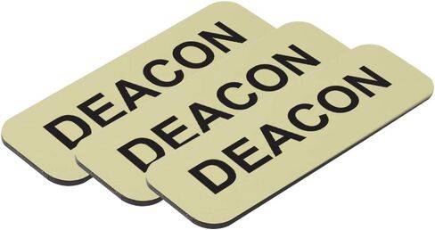 بطاقة اسم Deacon 1 × 3 بوصة، بيضاء (3 عبوات) in Saudi Arabia