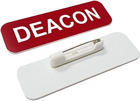 بطاقة اسم Deacon 1 × 3 بوصة، بيضاء (3 عبوات) in Saudi Arabia
