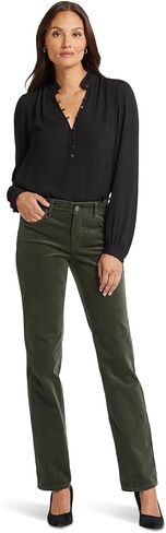 NYDJ® Women’s Marilyn Straight Leg Jeans – Stretch Construction – Zipper Closure – Five Pocket Construction in Saudi Arabia
