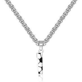 Lantine Football Number Necklace for Boys No. 1-100 Number Pendant Stainless Steel Number Chain 55 mm Chain Football Gifts for Boys and Girls in Kuwait
