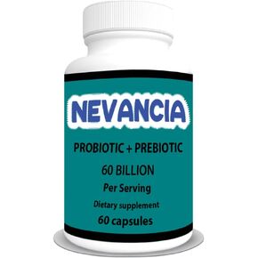 Prebiotic + Probiotic for Women and Men, Gas, Bloating, Diarrhea Constipation, Gut, Digestive and Urinary Health, Immune Support, 60 Capsules