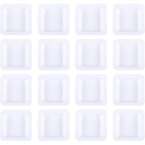 iplusmile Food Scale Bowl Food Scale Bowl 50pcs Weighing Boat Professional Lab Scale Square Dish Boat Powders Liquids Mixing Weighing Tray for Home Shop 7ml Chemistry Weigh Boat Weigh Trays in Kuwait