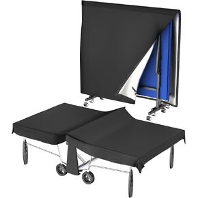 600D Ping Pong Table Cover, Outdoor & Indoor Waterproof Ping Pong Table Cover for Universal 9x5 FT Tables, Heavy duty Protective Dust and Sunproof Cover