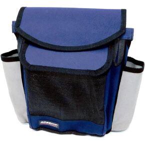 Rope Bag with Mesh Pocket for Boats Durable Storage Solution for Ropes and Accessories, Navyline - Medium