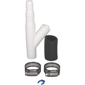 Drain Line Adapter (DLA) With 1/4-inch Quick Connect Fitting for a Water Filter and 7/8-inch Fitting for a Dishwasher (ET116-001, D-25QC, DLA-D)
